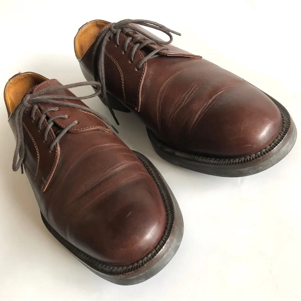 Barneys New York Plain Toe Derby